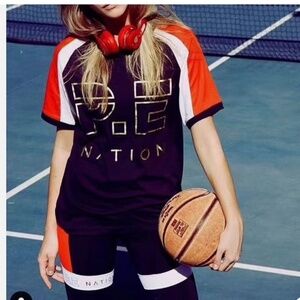 P.E Nation Women's T-Shirt Red/Black Size X-Small NWT